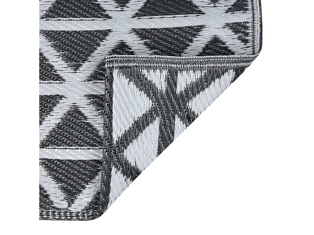 Seran  Outdoor-Teppich ARAKIL Schwarz 190x290 cm PP