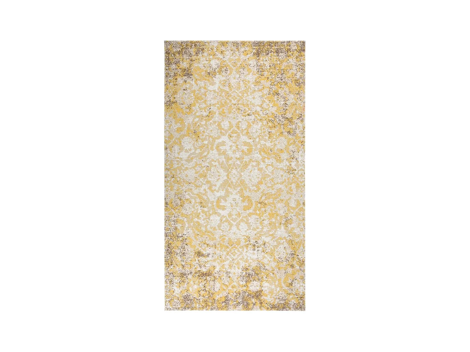 Casey  Buitenkleed platgeweven 80x150 cm geel