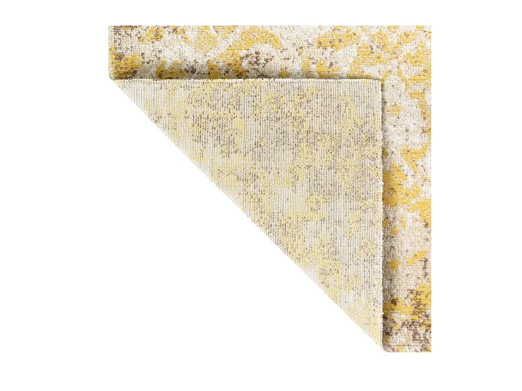 Casey  Buitenkleed platgeweven 80x150 cm geel