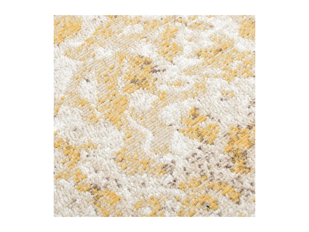 Casey  Outdoor-Teppich Flachgewebe 80x150 cm Gelb