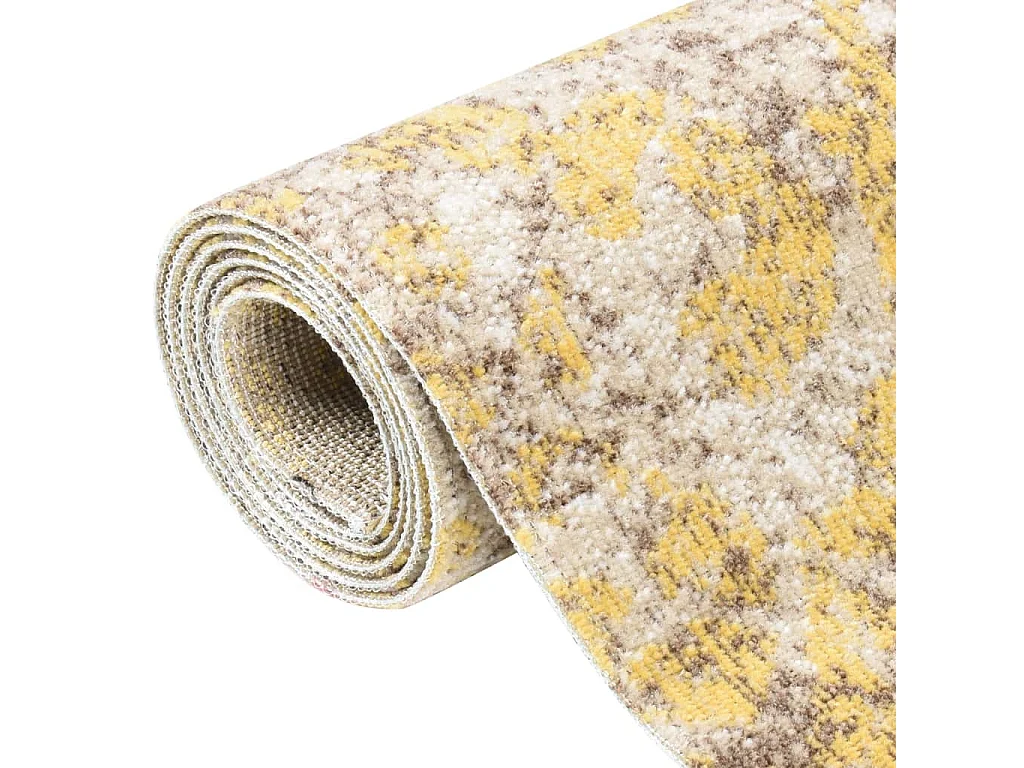 Casey  Outdoor-Teppich Flachgewebe 80x150 cm Gelb