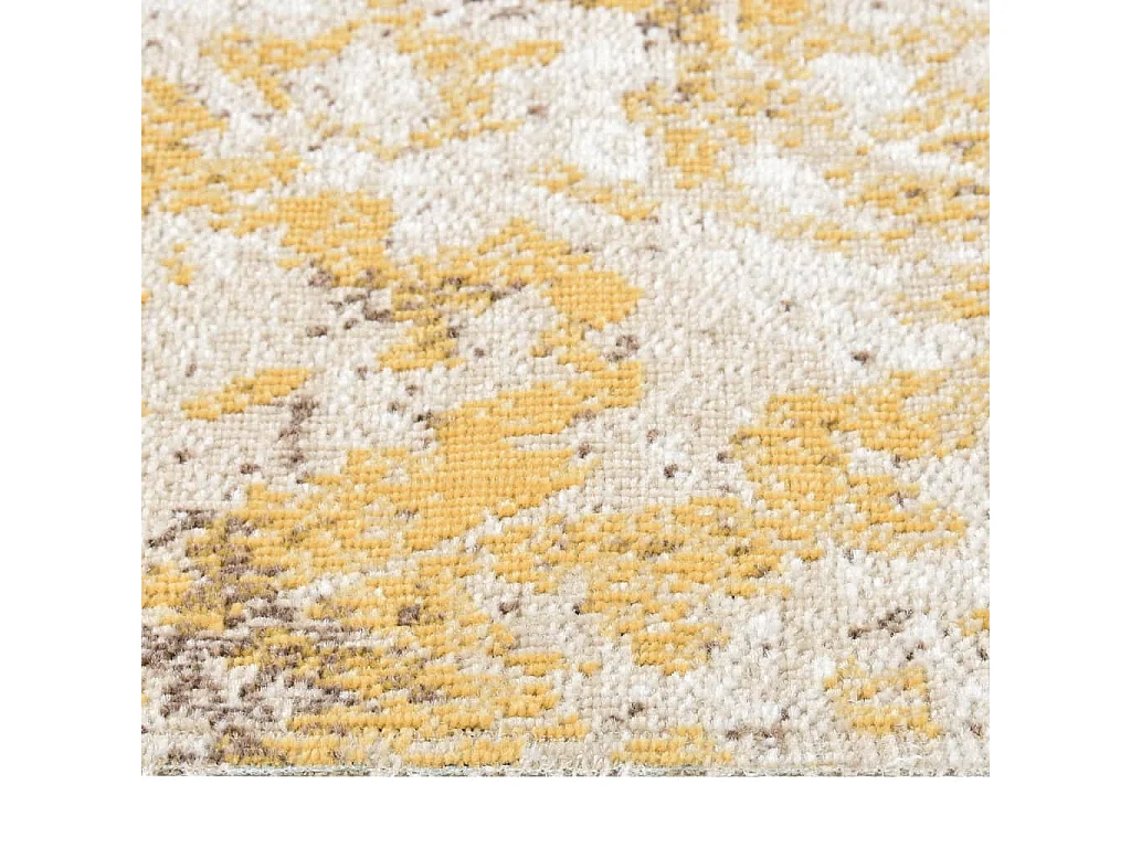 Casey  Outdoor-Teppich Flachgewebe 80x150 cm Gelb