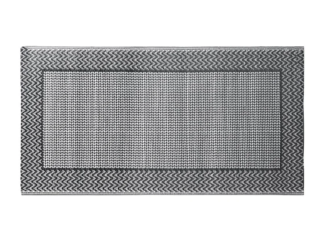 Seran  Tapis d'extérieur Gris 80x150 cm PP
