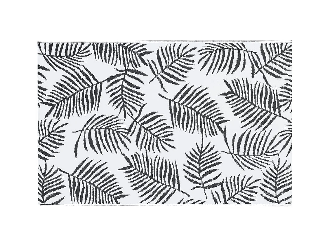 Seran  Buitenkleed ARAKIL 120x180 cm PP wit en zwart