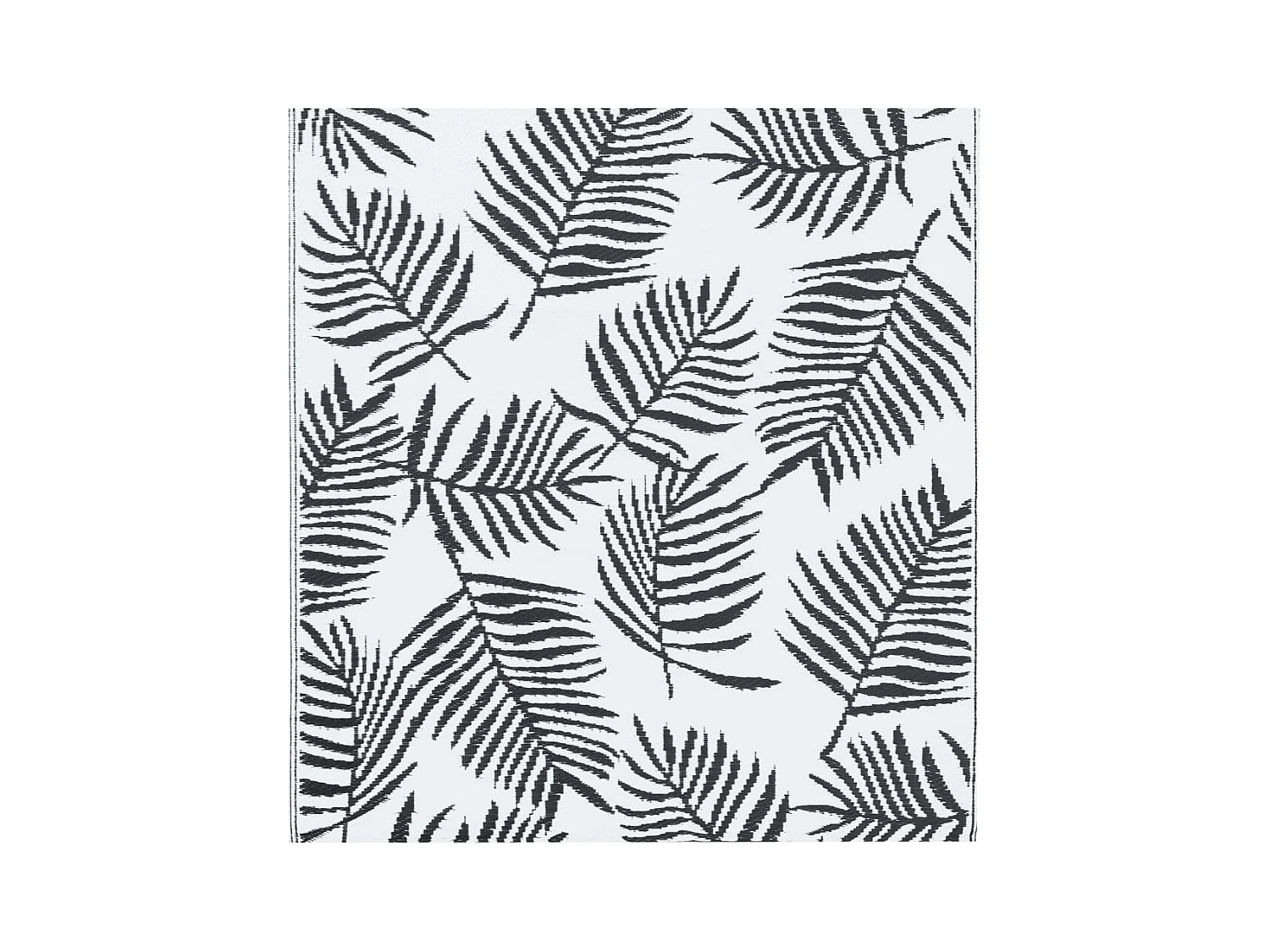 Seran  Buitenkleed ARAKIL 120x180 cm PP wit en zwart