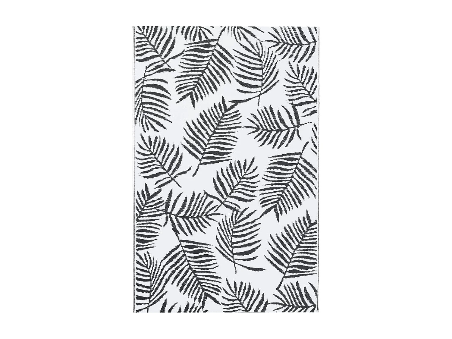 Seran  Buitenkleed ARAKIL 120x180 cm PP wit en zwart