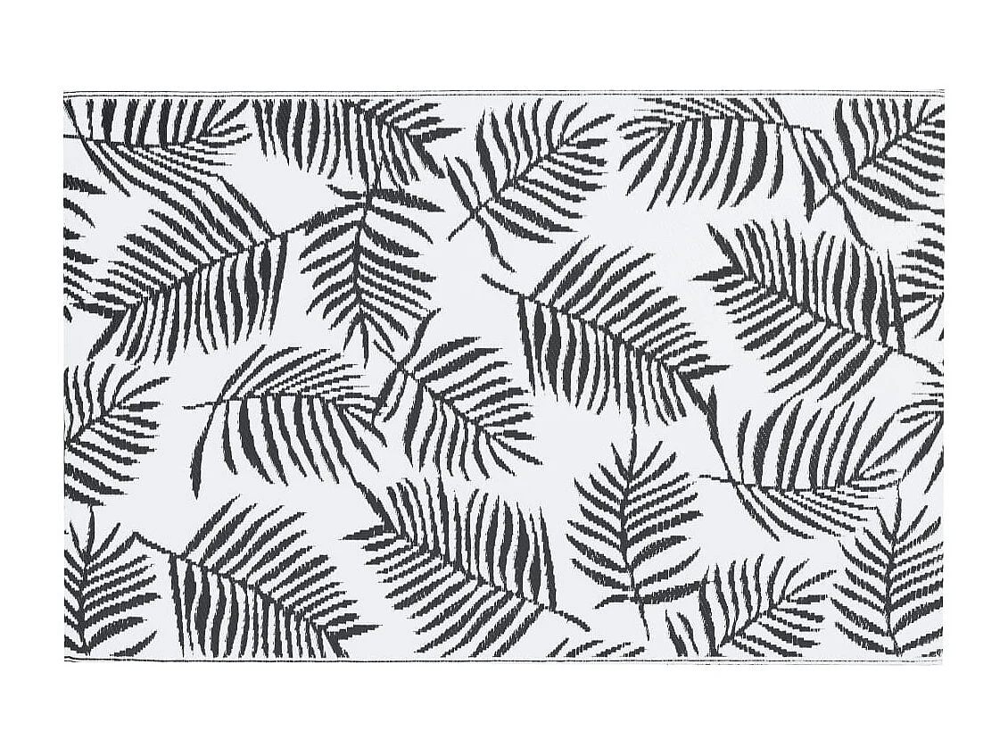 Seran  Buitenkleed ARAKIL 120x180 cm PP wit en zwart