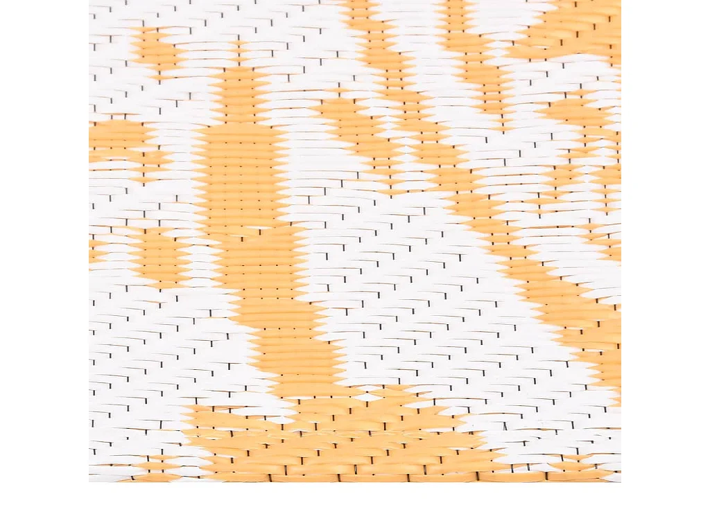 Seran  Tapis d'extérieur ARAKIL jaune 140 x 200 cm PP