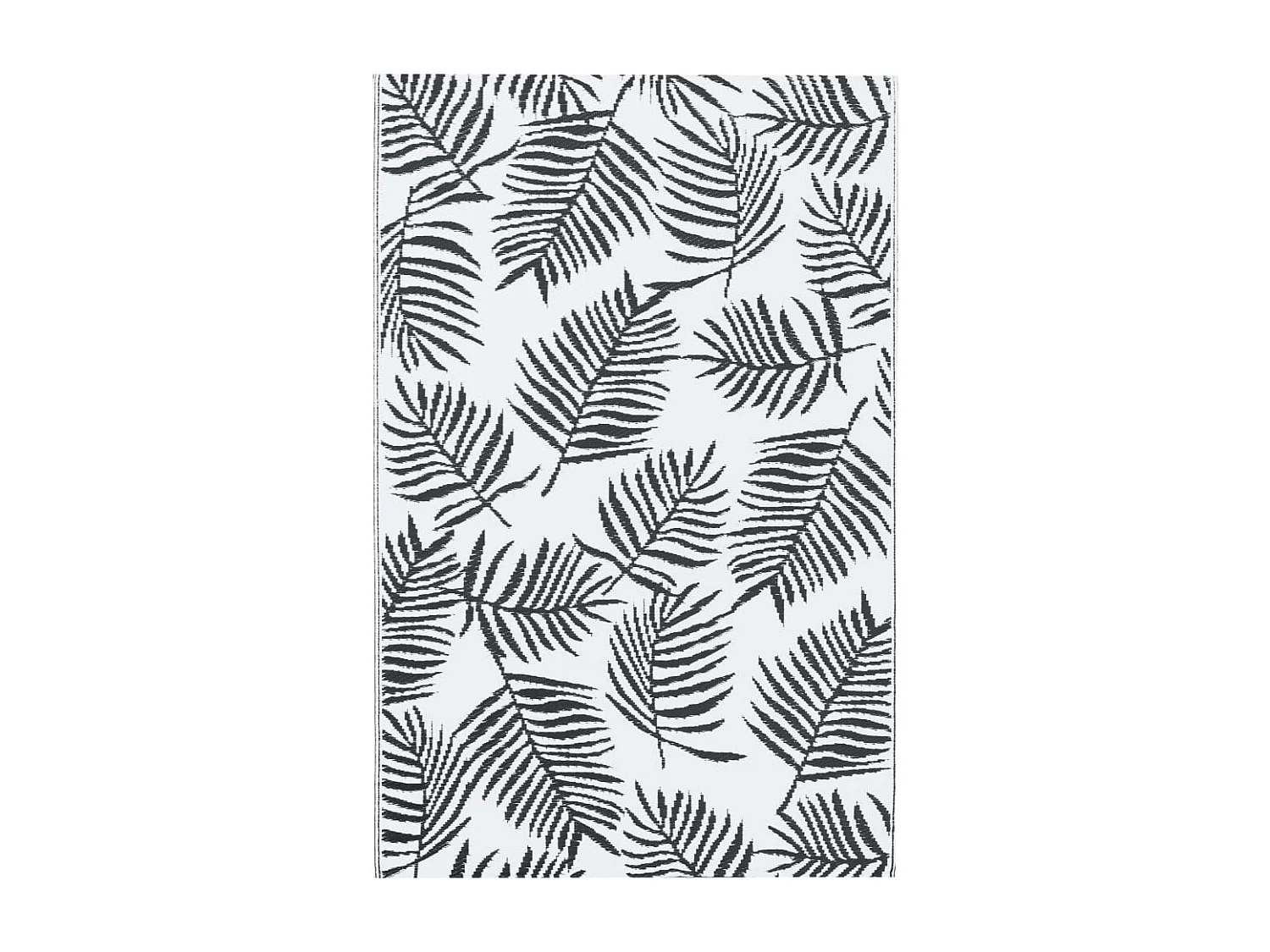 Seran  Buitenkleed ARAKIL 190x290 cm PP wit en zwart