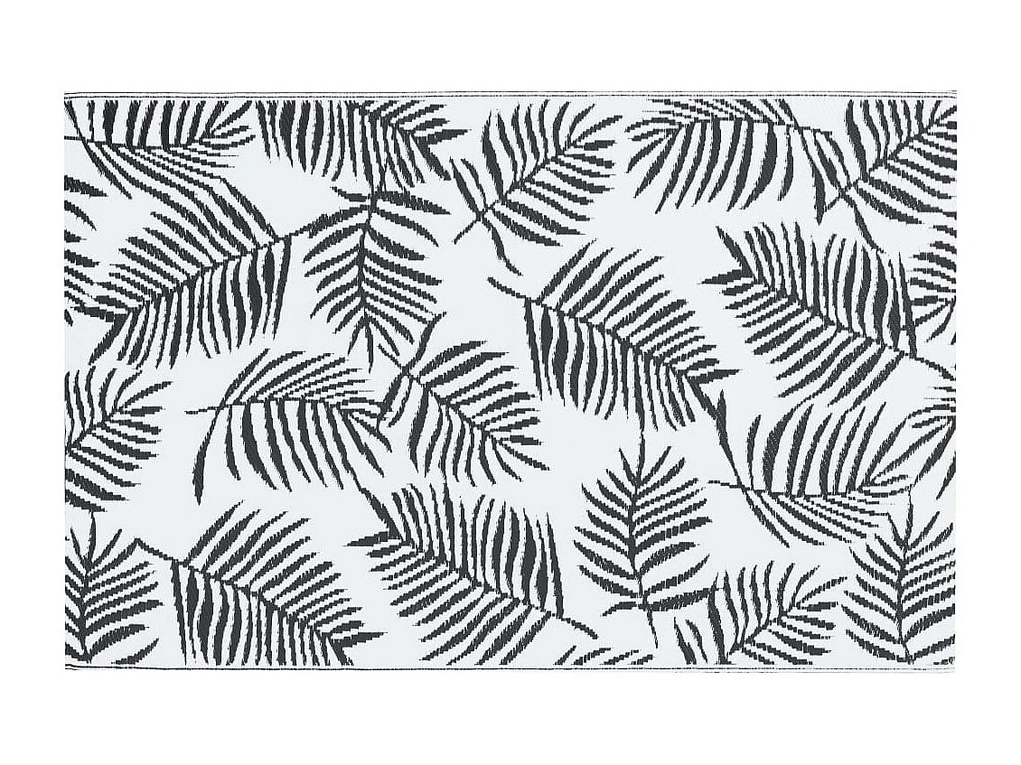 Seran  Buitenkleed ARAKIL 190x290 cm PP wit en zwart