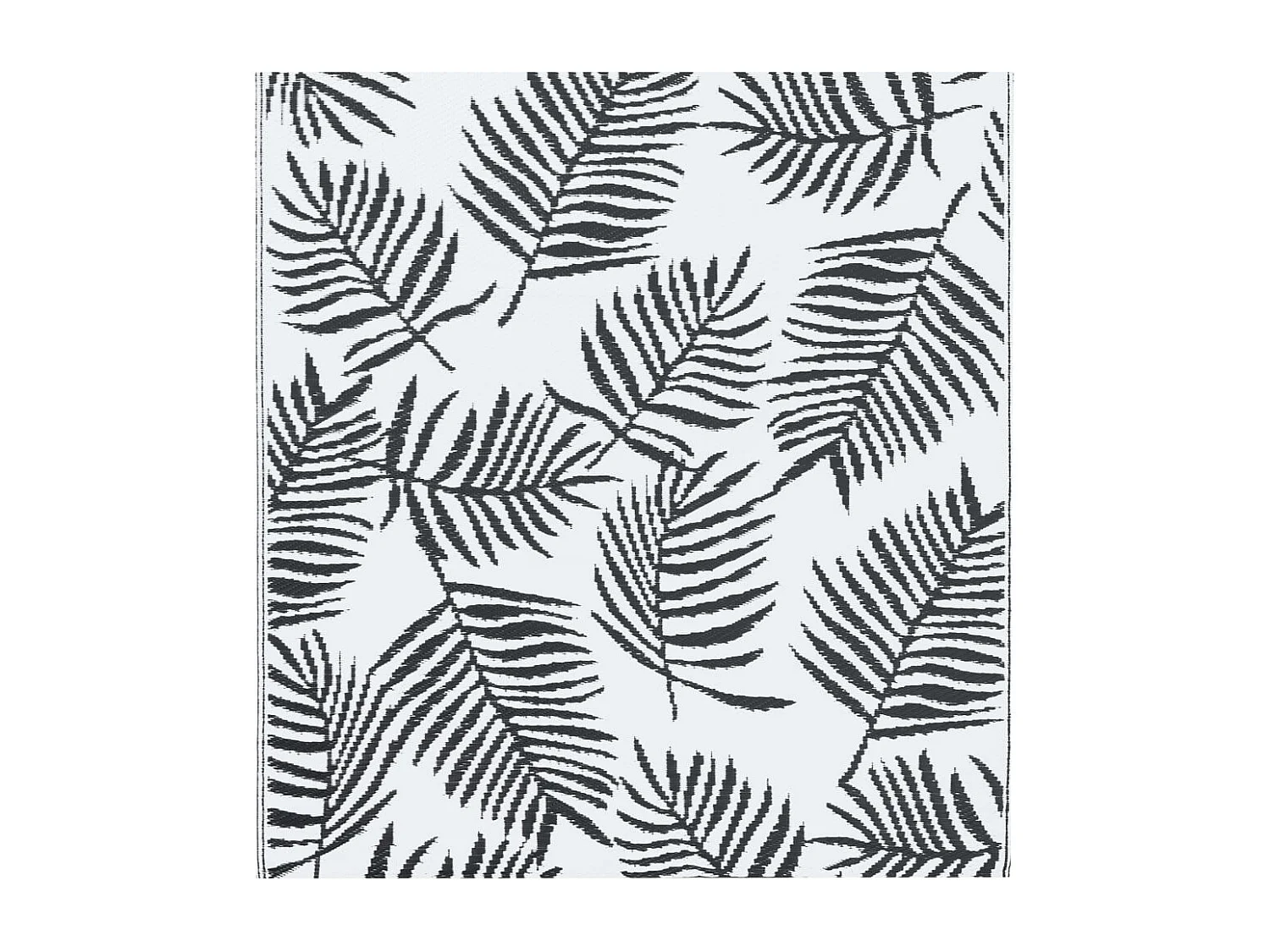 Seran  Buitenkleed ARAKIL 190x290 cm PP wit en zwart