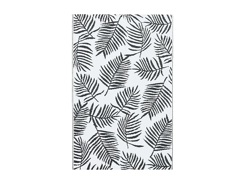 Seran  Buitenkleed ARAKIL 190x290 cm PP wit en zwart