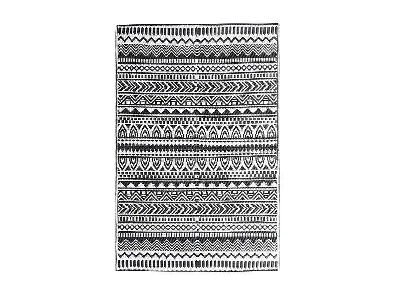 Seran  Tapis d'extérieur ARAKIL Noir 140x200 cm PP