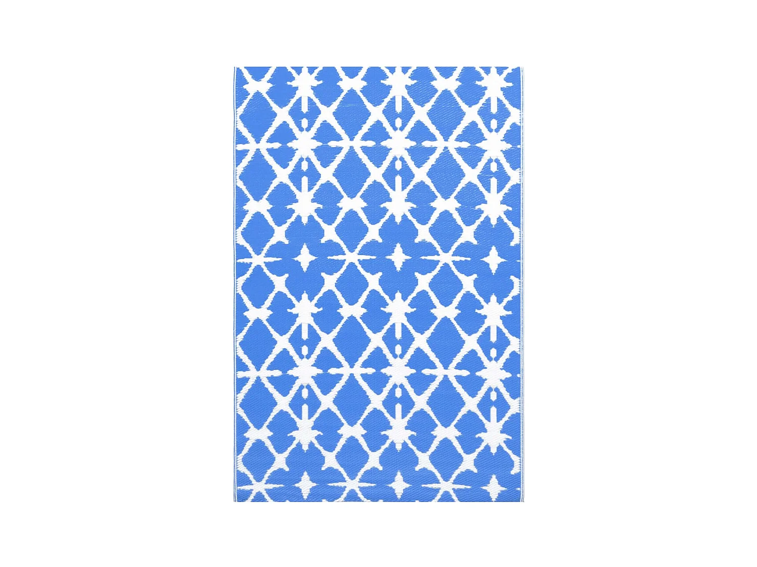 Seran  Tapis d'extérieur ARAKIL bleu et blanc 160x230 cm PP