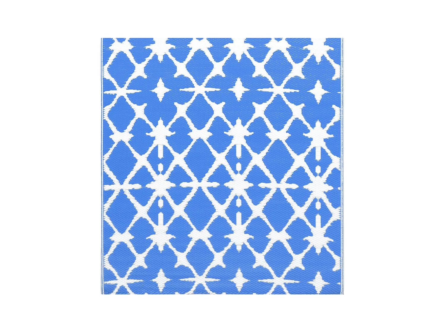 Seran  Tapis d'extérieur ARAKIL bleu et blanc 160x230 cm PP