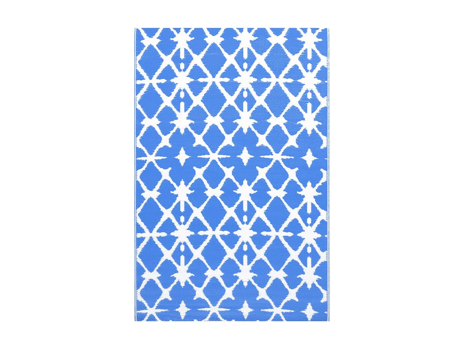 Seran  Buitenkleed ARAKIL 160x230 cm PP blauw en wit