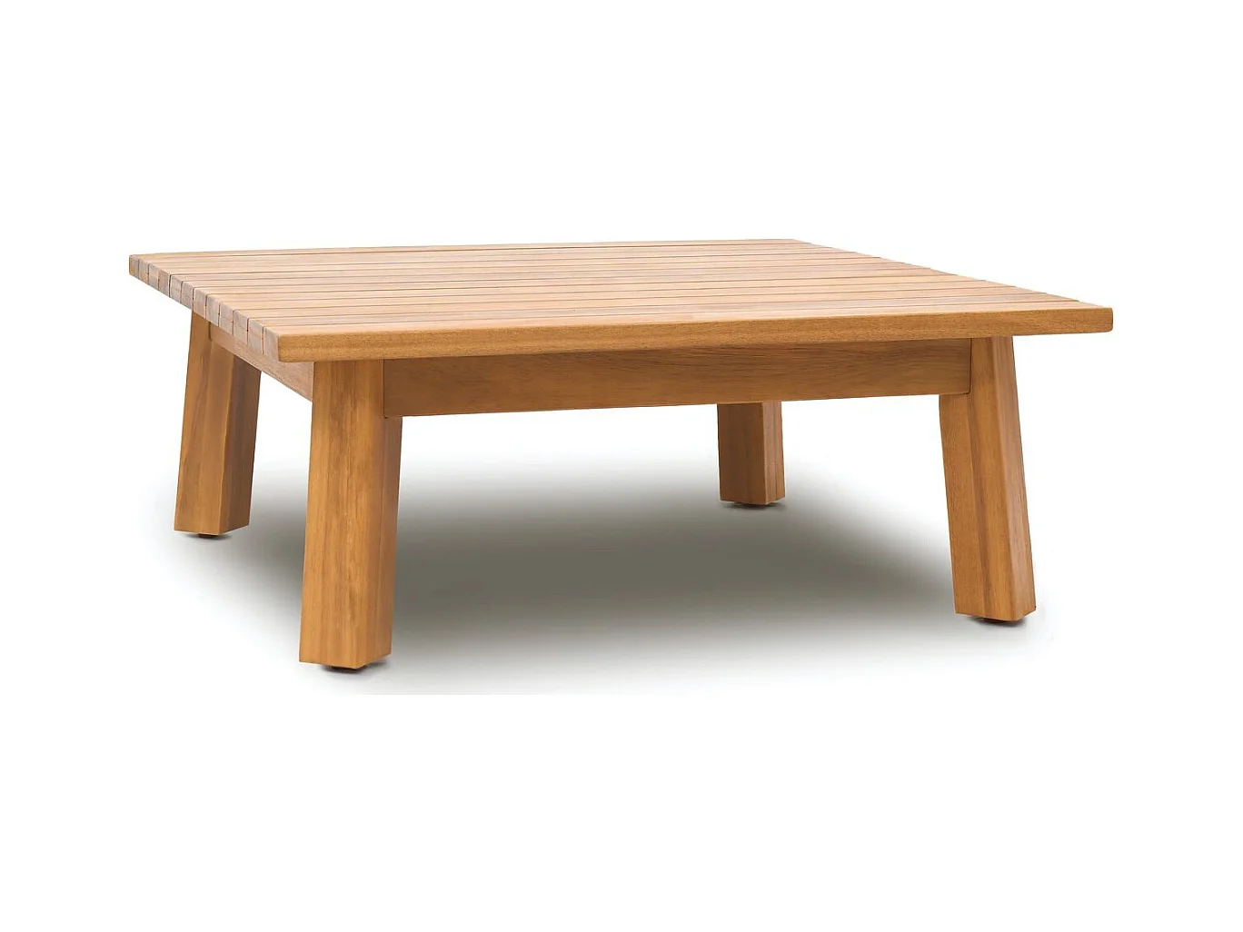 Salon de jardin 2 places en bois FSC - 2 fauteuils et table basse - Palau