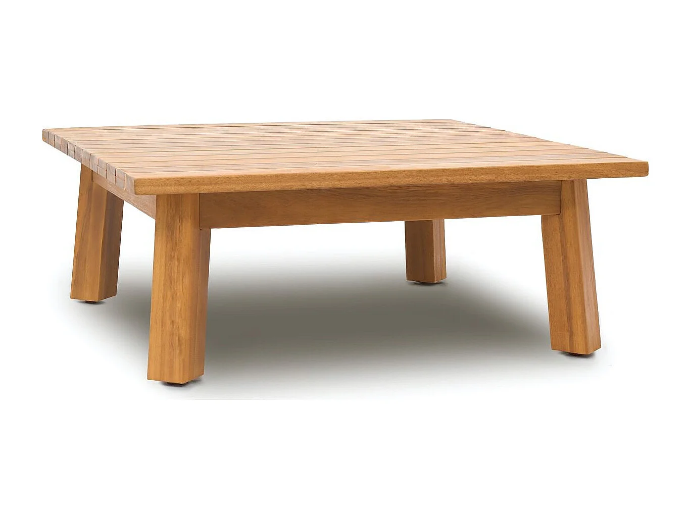 Salon de jardin 2 places en bois FSC - 2 fauteuils et table basse - Palau