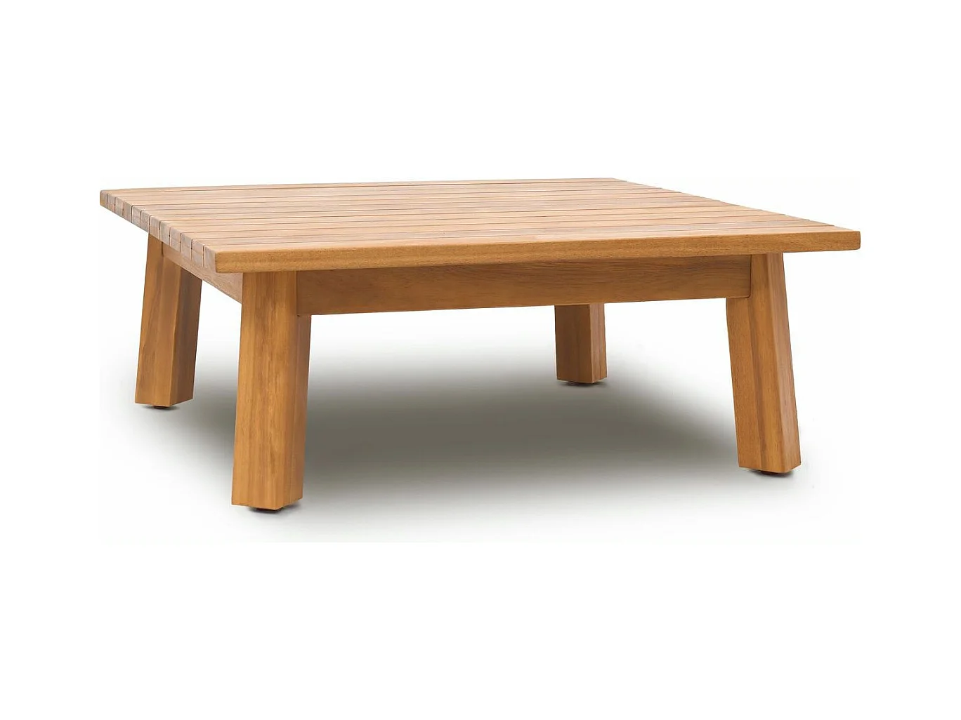 Salon de jardin 5 places en bois FSC - 2 Canapés 2 pl., 1 fauteuil et table basse - Palau