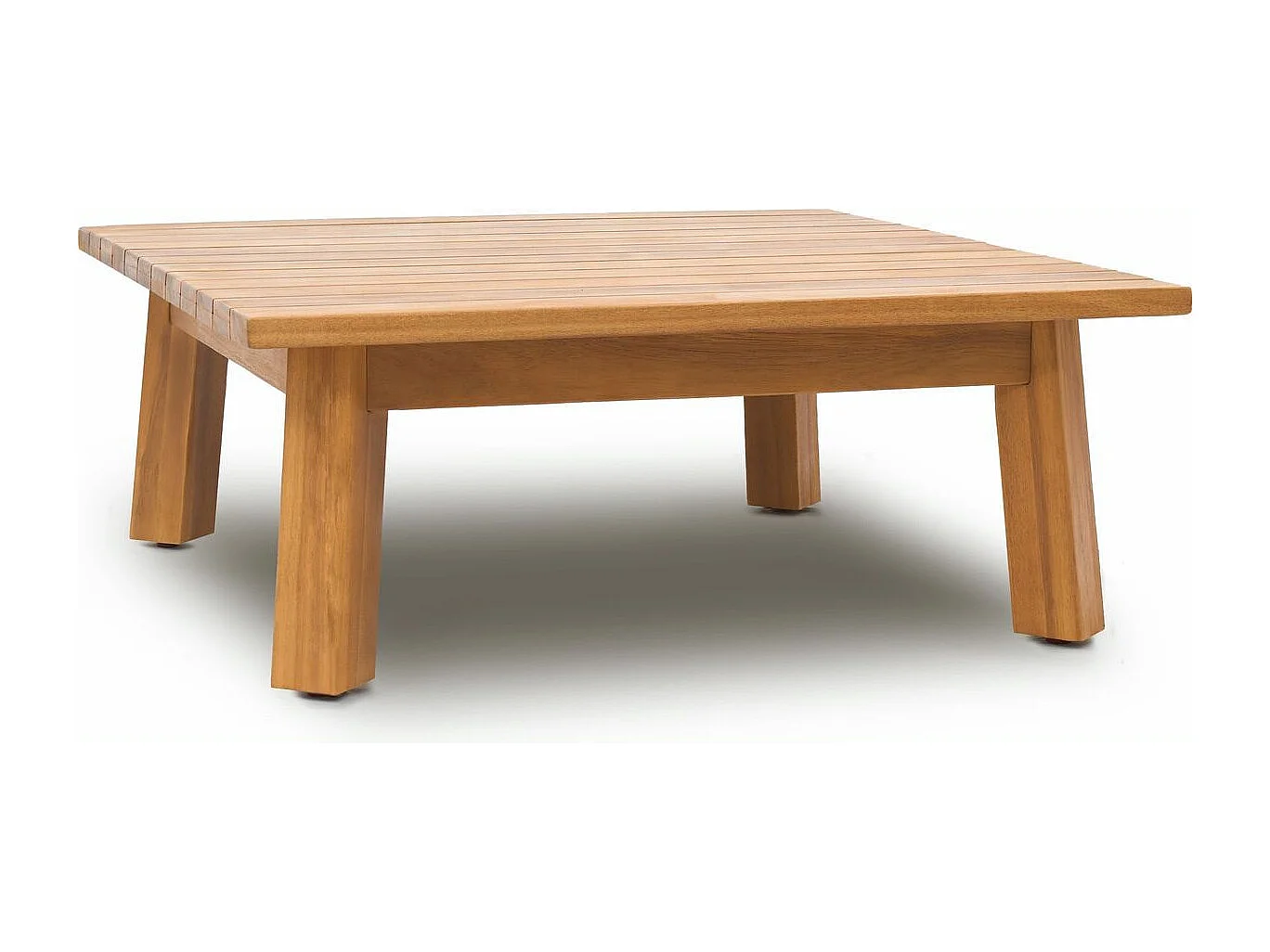 Salon de jardin 5 places en bois FSC - 2 Canapés 2 pl., 1 fauteuil et table basse - Palau