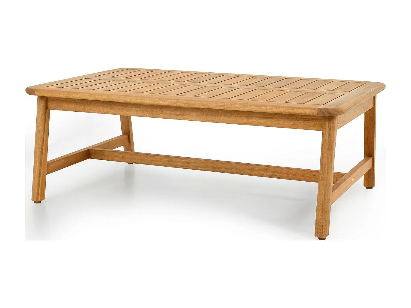 Salon de jardin 4 places en bois FSC - 4 fauteuils et table basse - Symi