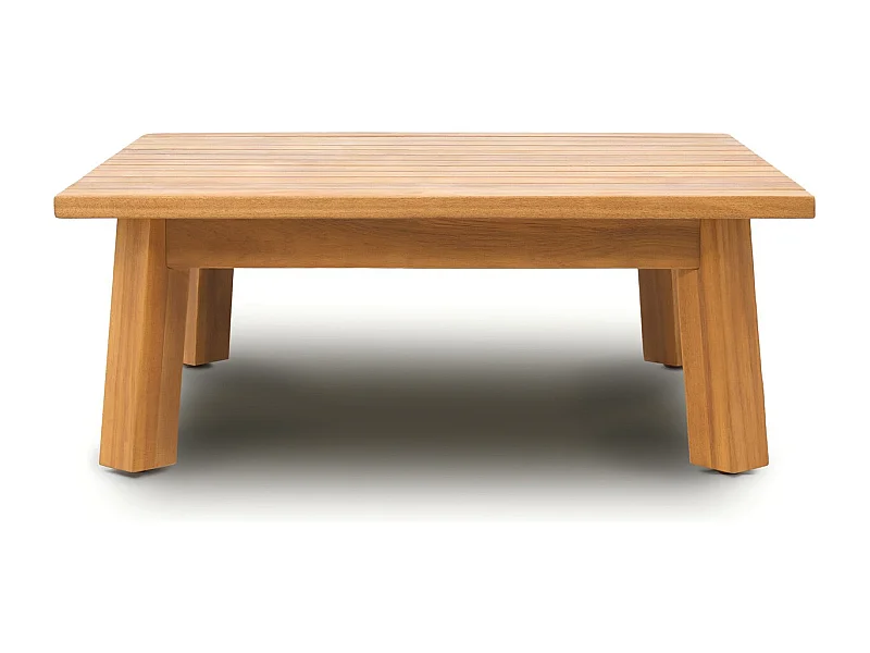 Table basse de jardin carrée en bois FSC - Palau