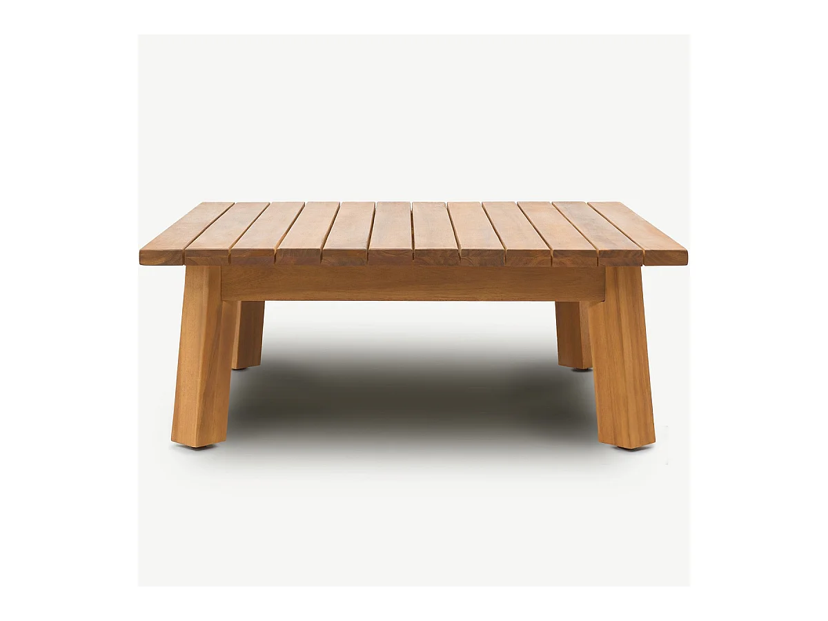 Table basse de jardin carrée en bois FSC - Palau