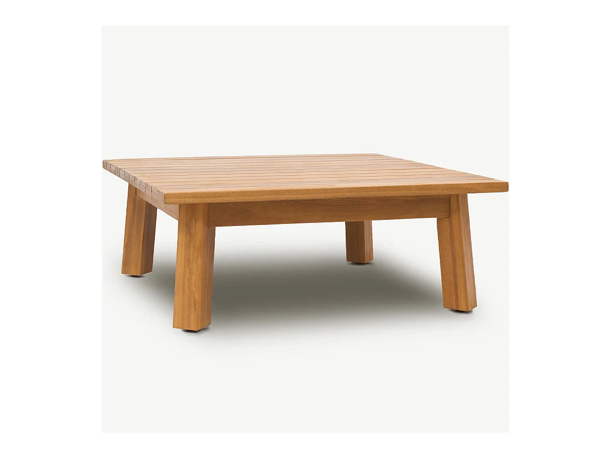 Table basse de jardin carrée en bois FSC - Palau