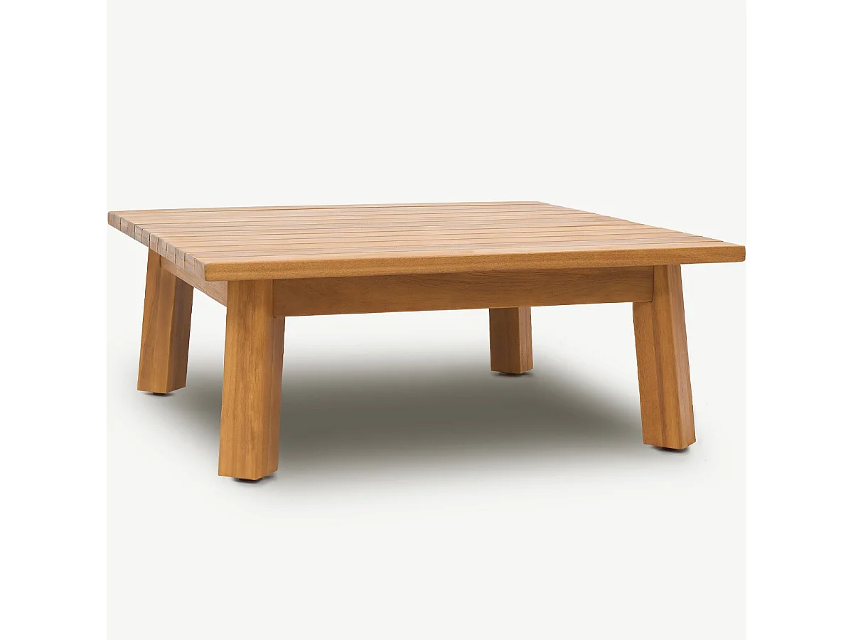 Table basse de jardin carrée en bois FSC - Palau