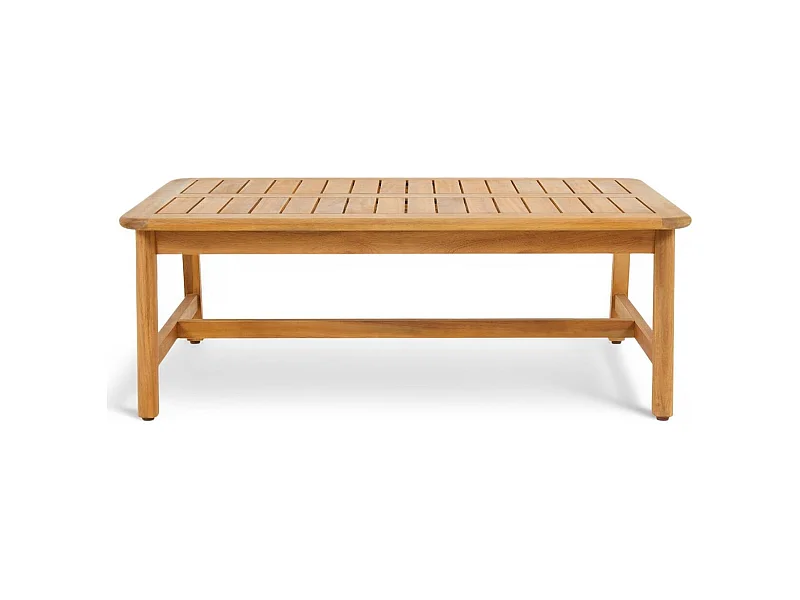 Table basse de jardin rectangulaire en bois FSC - Symi