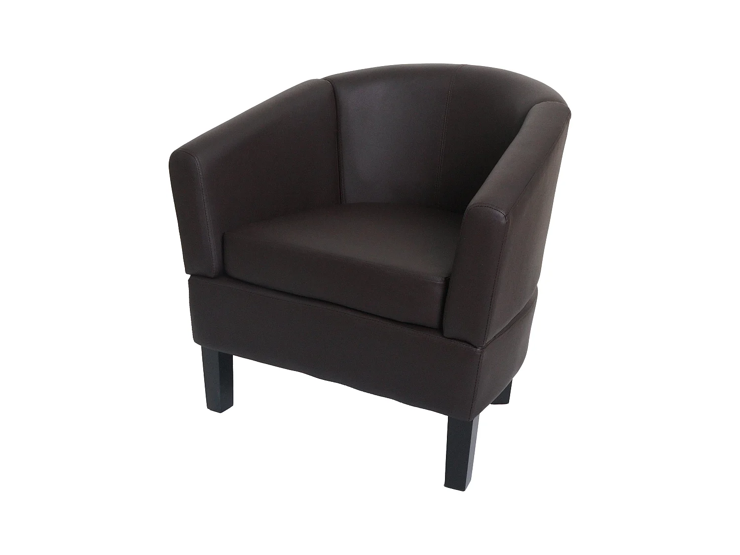 Loungefauteuil MCW-O17,  bruin