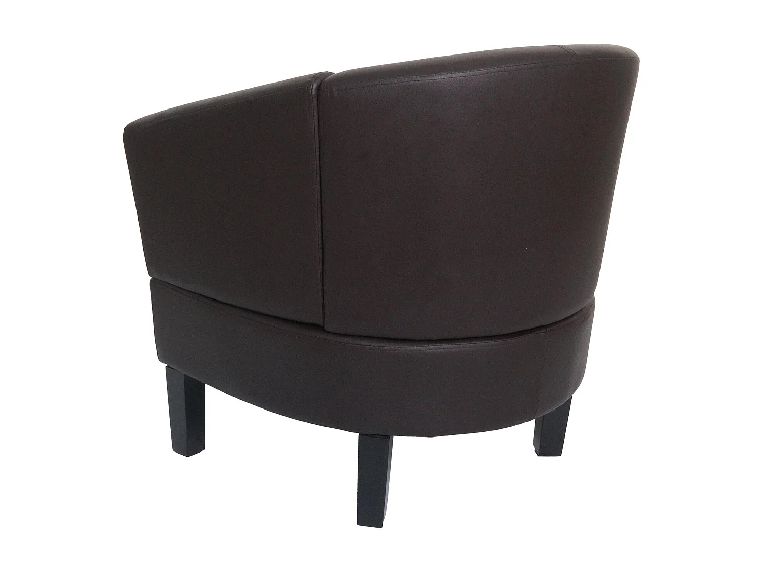 Cadeira lounge MCW-O17,  castanho