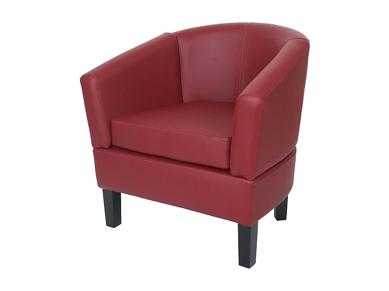 Fotel wypoczynkowy MCW-O17,  bordo