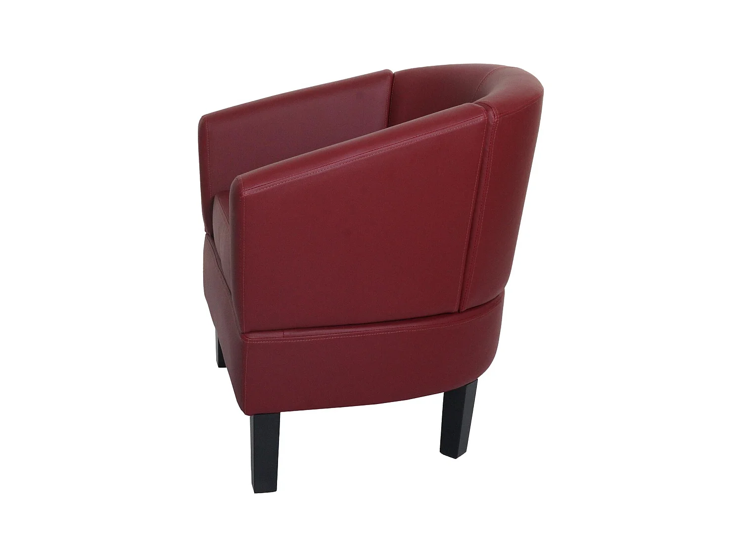 Loungefauteuil MCW-O17,  bordeaux