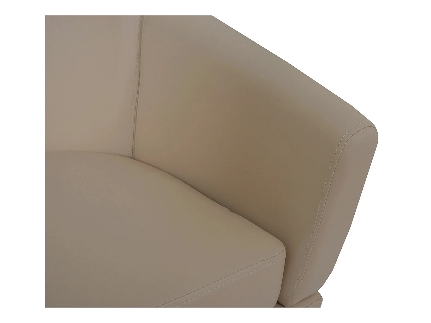 Loungefauteuil MCW-O17,  crème