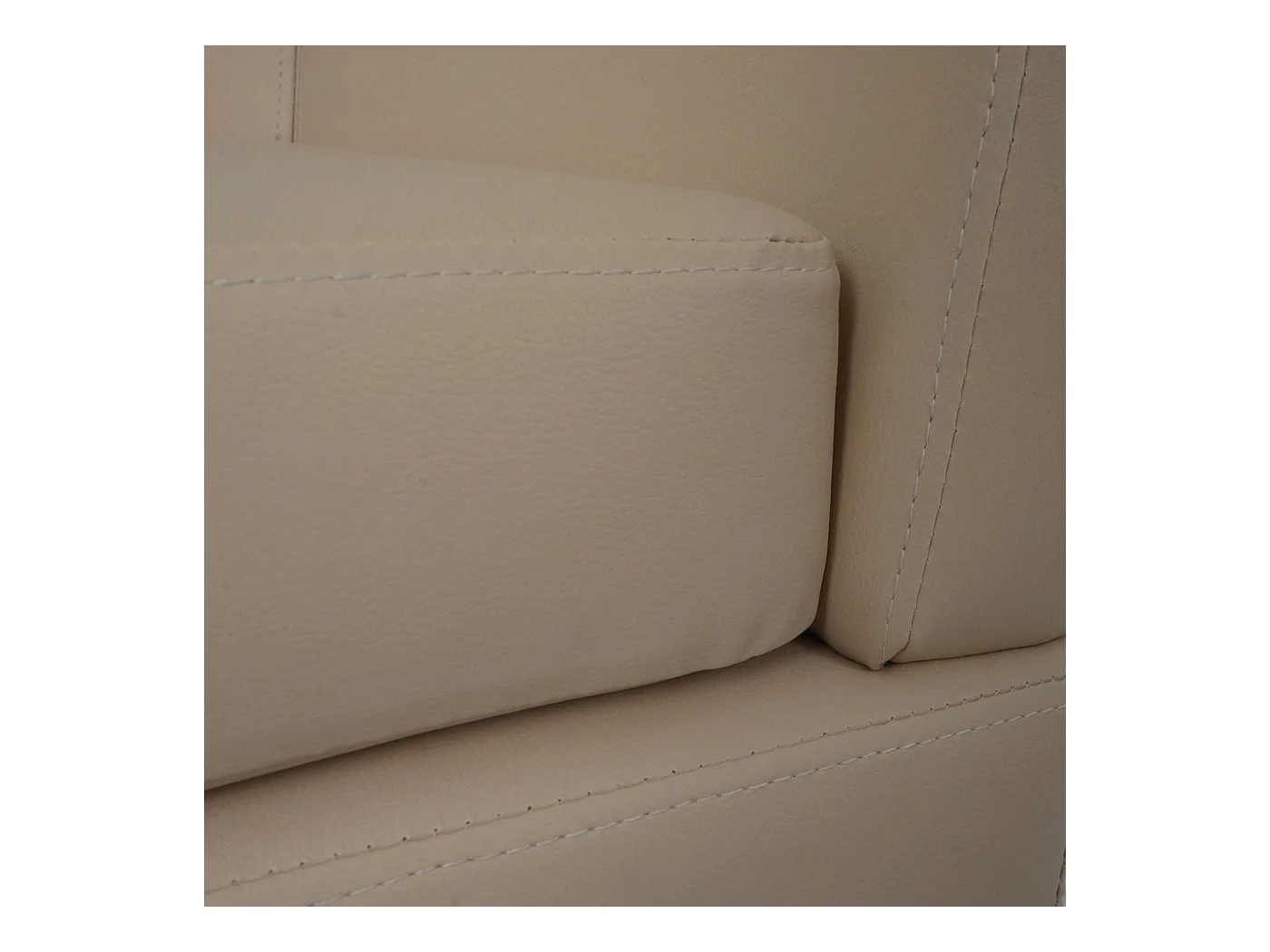 Loungefauteuil MCW-O17,  crème