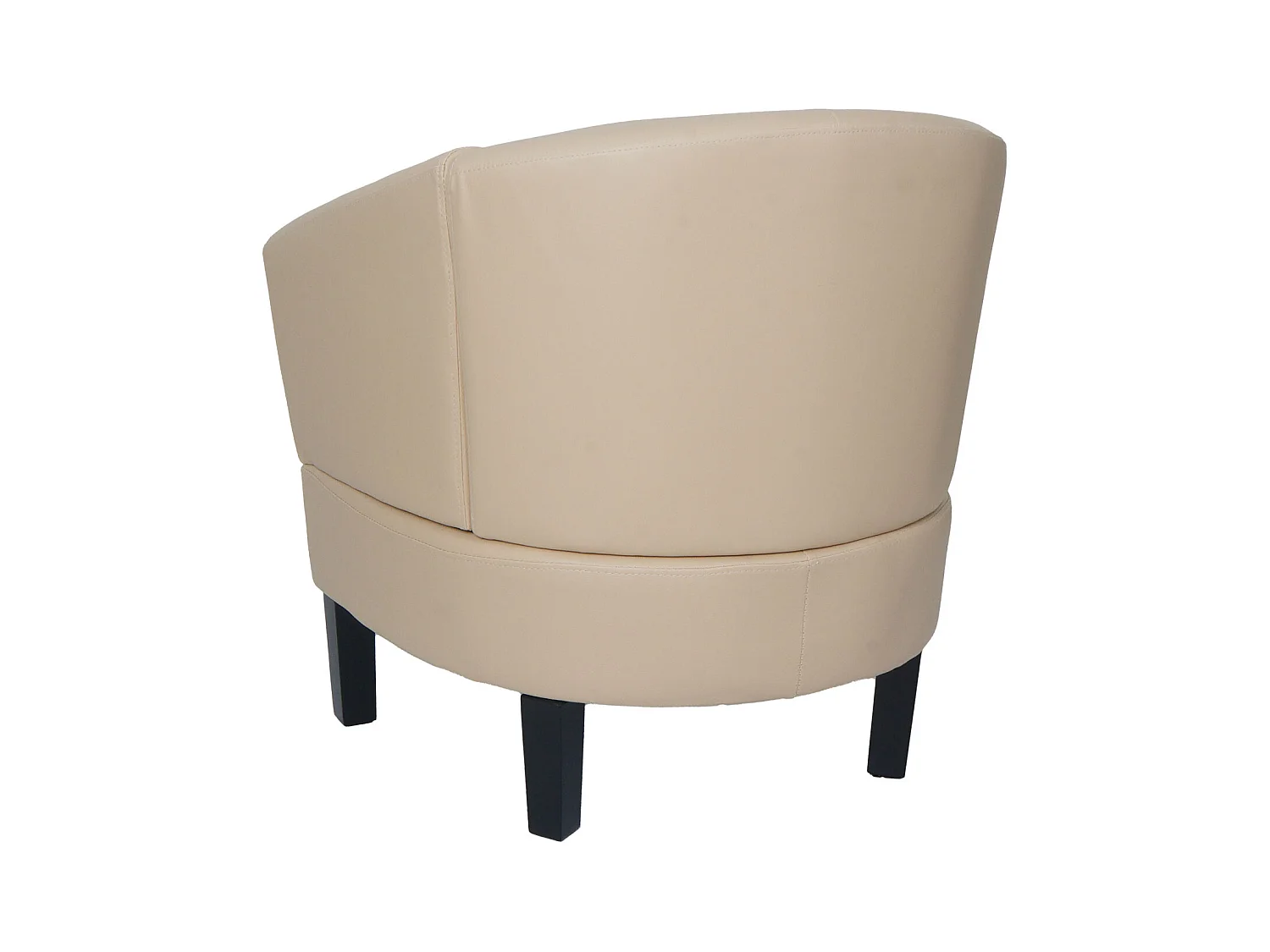 Loungefauteuil MCW-O17,  crème