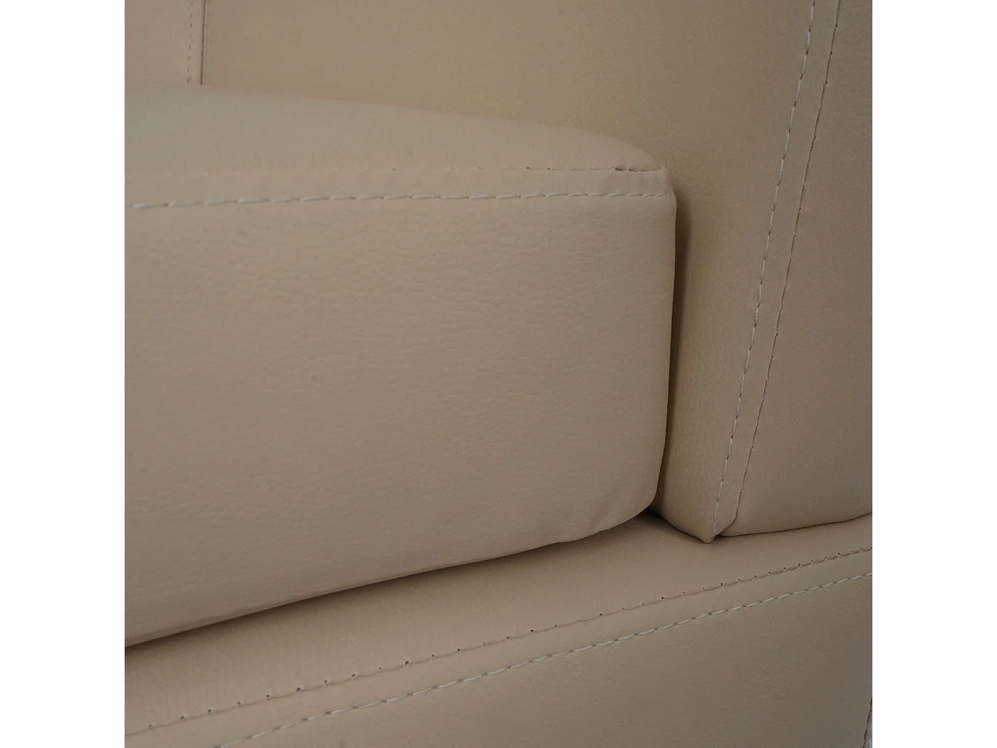 Cadeira lounge MCW-O17,  creme