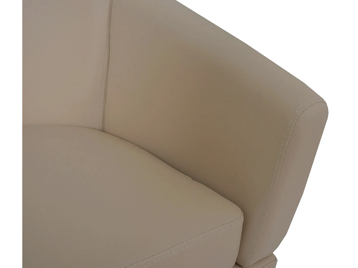 Loungefauteuil MCW-O17,  crème