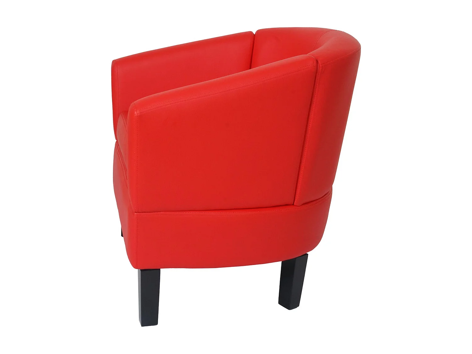 Loungefauteuil MCW-O17,  rood