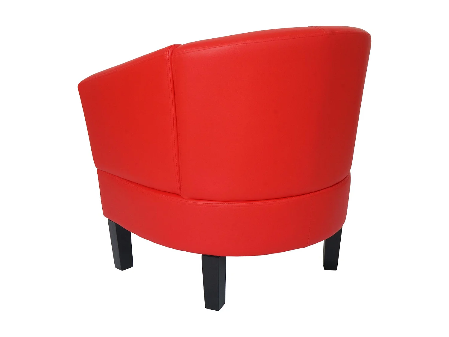 Loungefauteuil MCW-O17,  rood