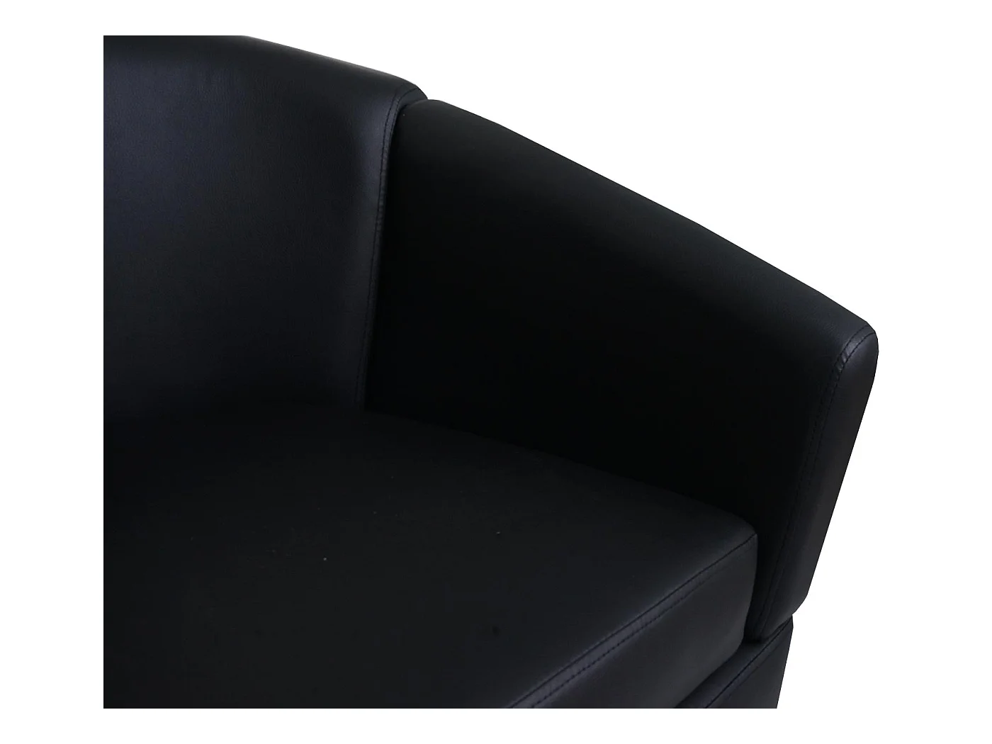 Cadeira lounge MCW-O17,  preto