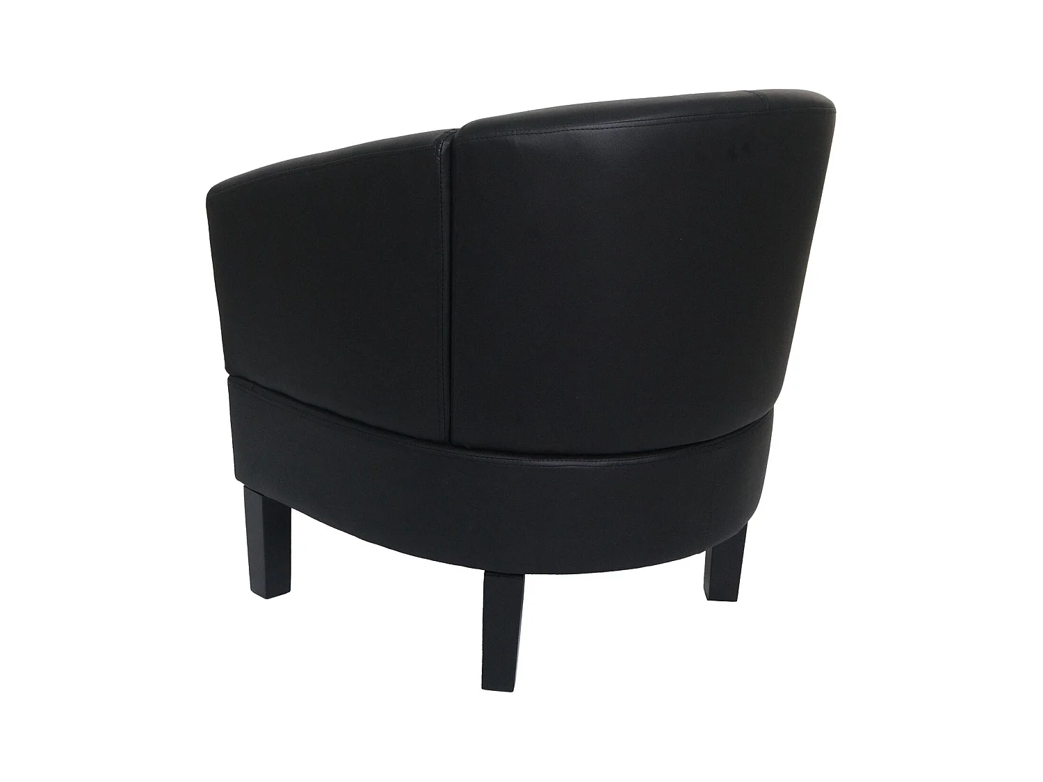 Cadeira lounge MCW-O17,  preto