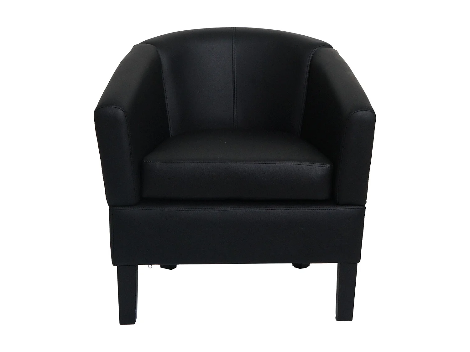 Fotel wypoczynkowy MCW-O17,  czarny