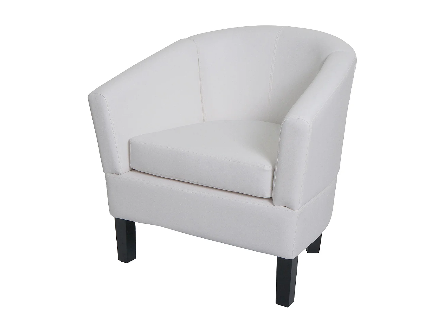 Loungefauteuil MCW-O17,  wit