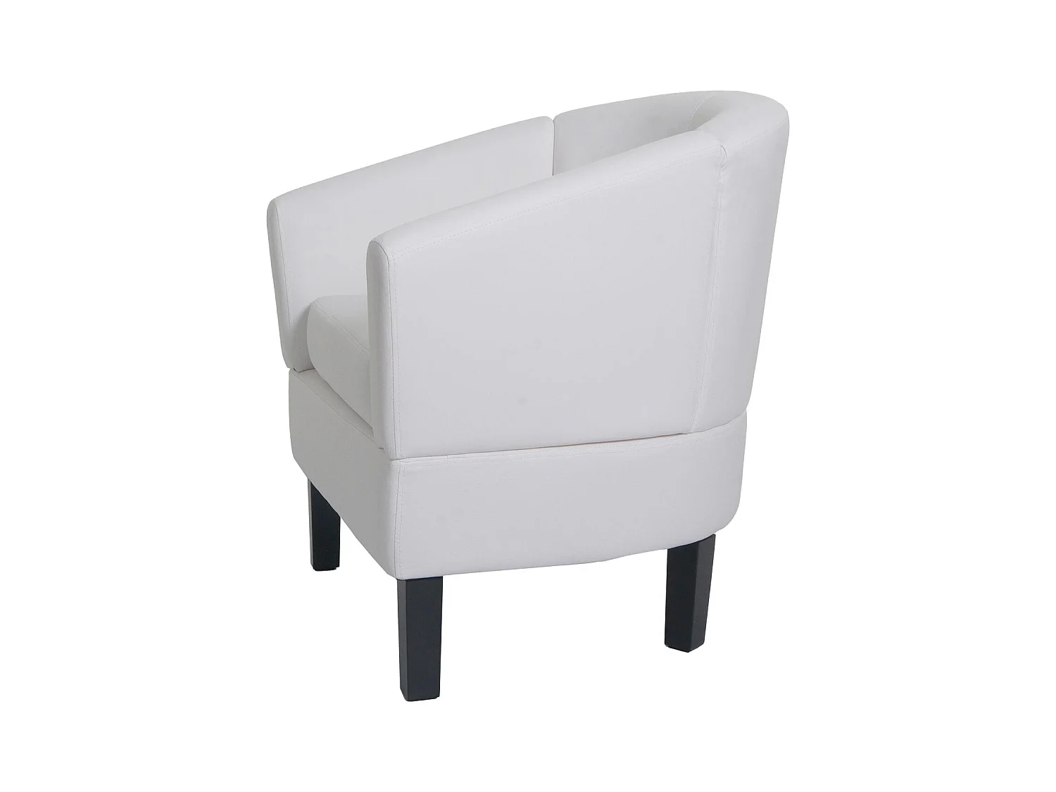 Loungefauteuil MCW-O17,  wit