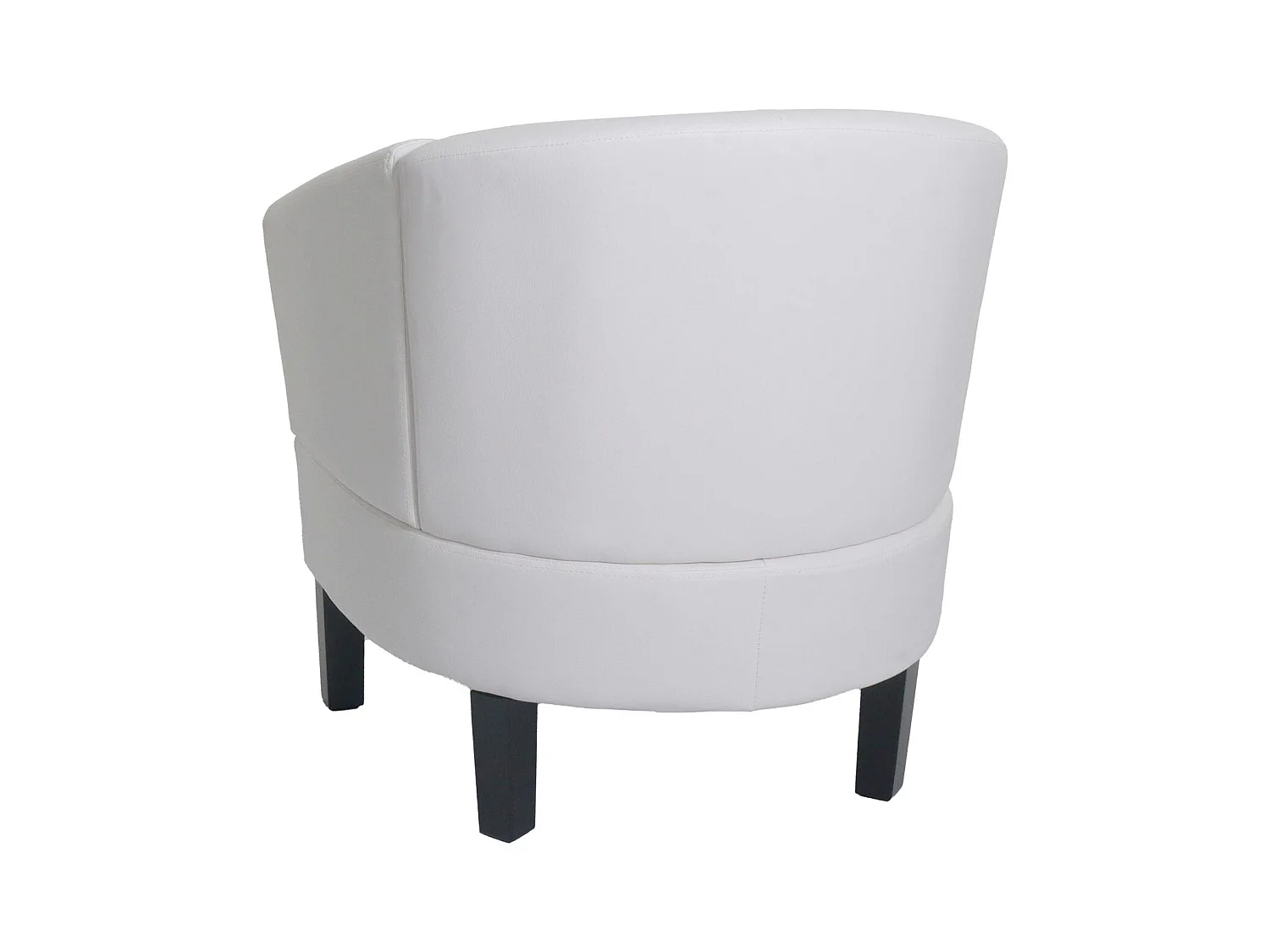 Loungefauteuil MCW-O17,  wit