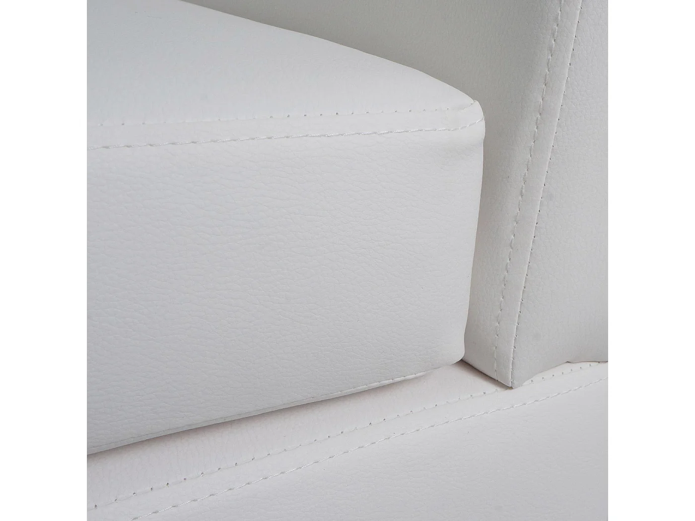 Fauteuil de salon MCW-O17,  blanc