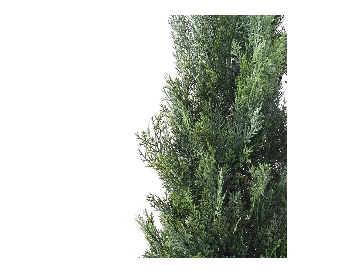 Plante artificielle haute gamme Spécial extérieur / Cyprès Artificiel Mini Vert - Dim : 180 x 45 cm