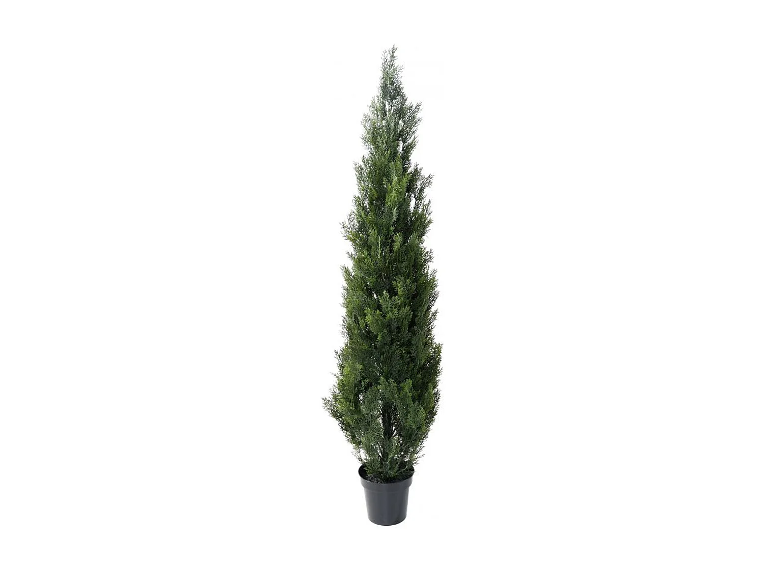 Plante artificielle haute gamme Spécial extérieur / Cyprès Artificiel Mini Vert - Dim : 180 x 45 cm